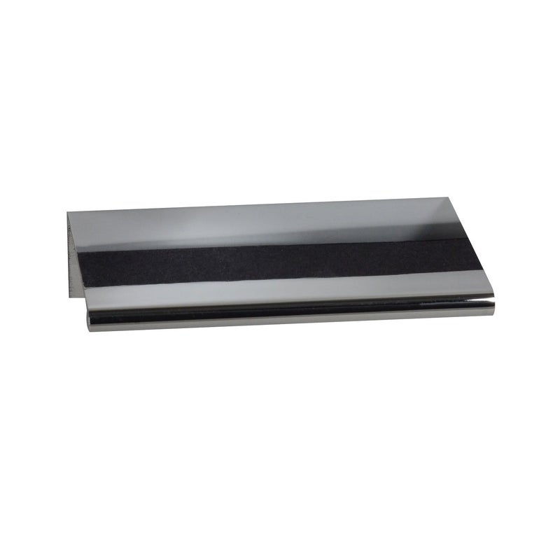 CKP #3306-3 in. CKP Brand Back Mount Finger Edge Pull, Polished Chrome - Image 2